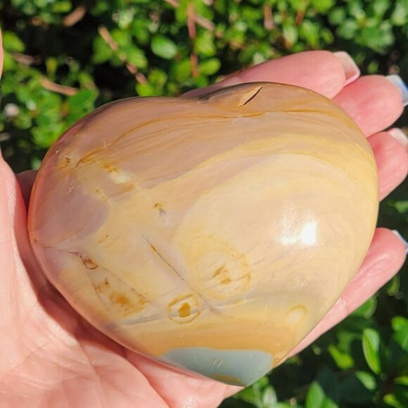 Polychrome Jasper Heart - Picture 3 of 3